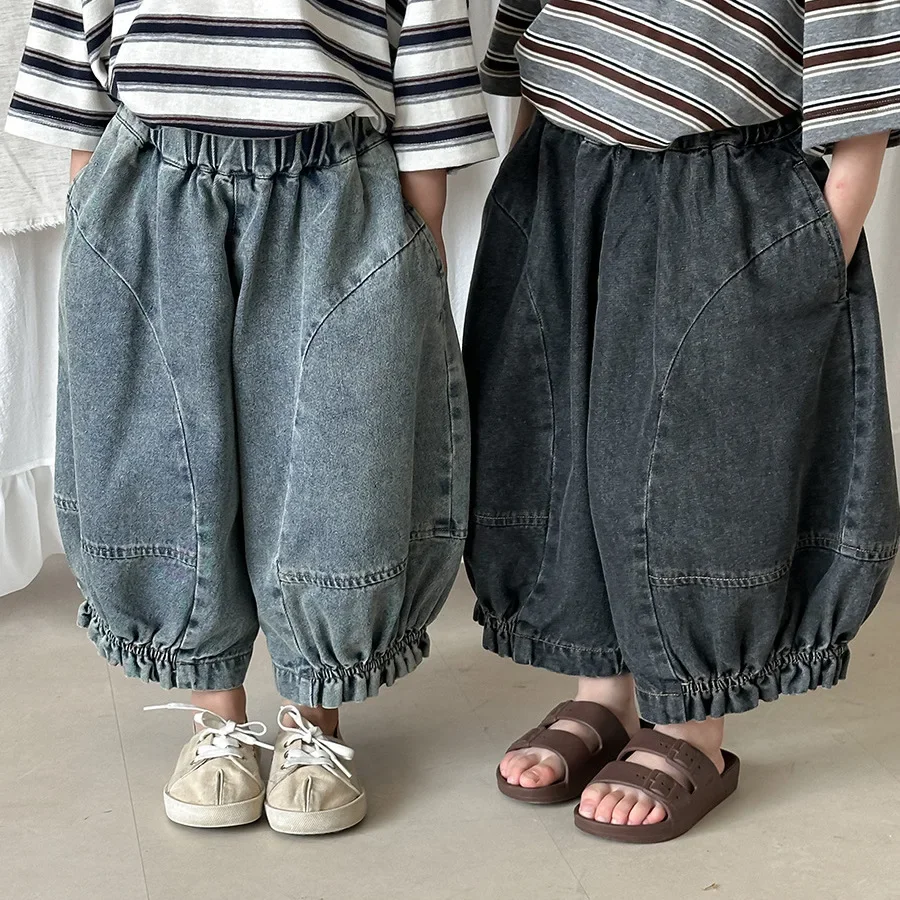 pantalon-capri-en-jean-delave-vintage-unisexe-pour-enfants-coupe-ample-et-fine-7-8-decontracte-respirant-pour-tout-petits-collection-ete-2026