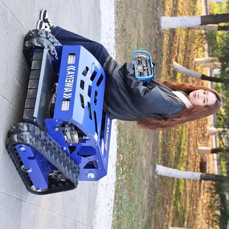 

Customized Cheap Remote Control Flail Lawn Mower Hammer Gas Electric Start Lawn Mower