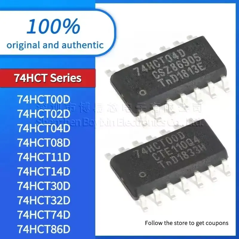 

5PCS NEW SN74HCT04IDREP 74HCT125D 74HCT86D 74HCT32D 74HCT30D 74HCT14D 74HCT11D 74HCT08D 74HCT04D 74HCT02D 74HCT00D 74HCT74D
