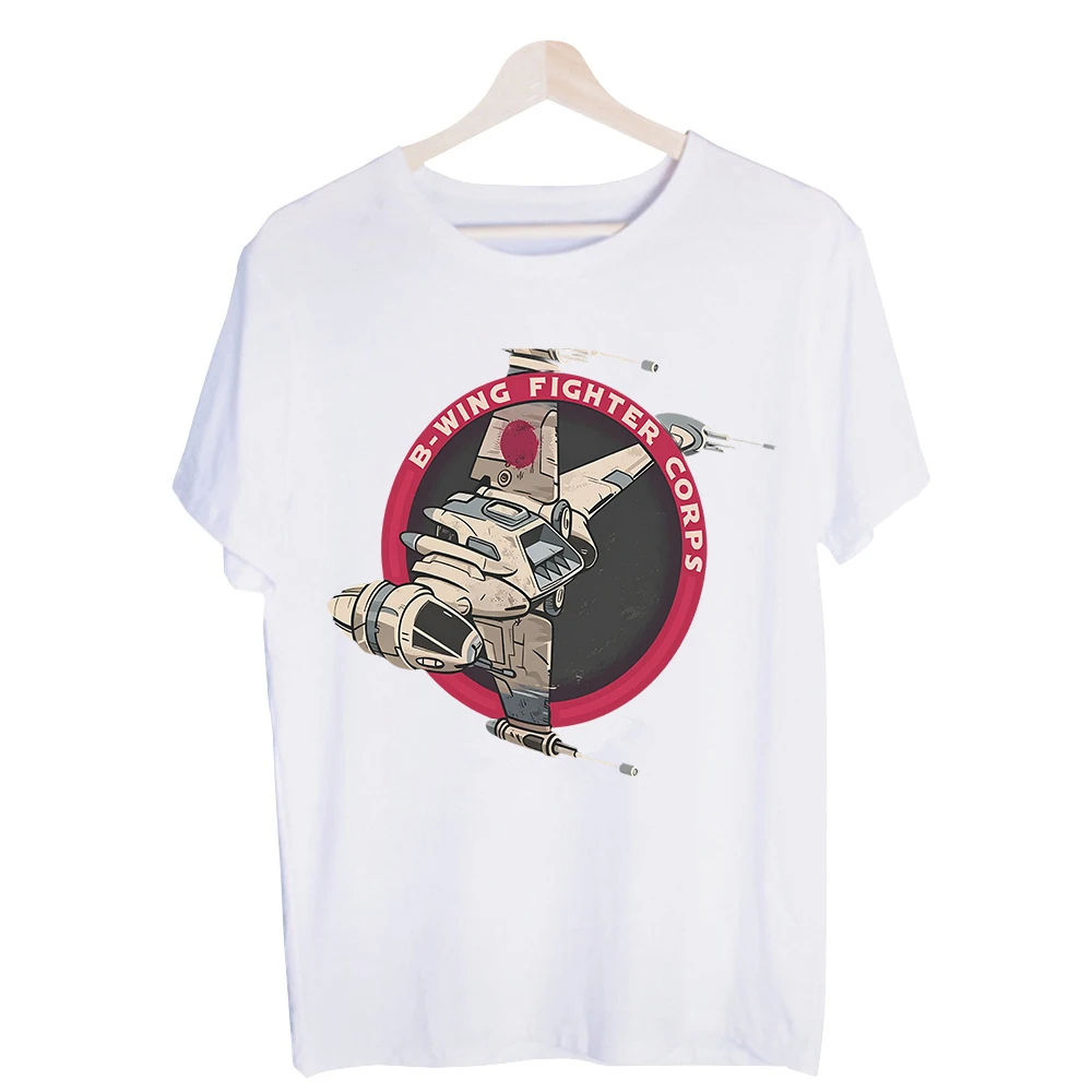Men's Sci-Fi Fighter Ship Graphic Tee, Short Sleeve Crew Neck T-Shirt for Casual Streetwear and Daily Outfits