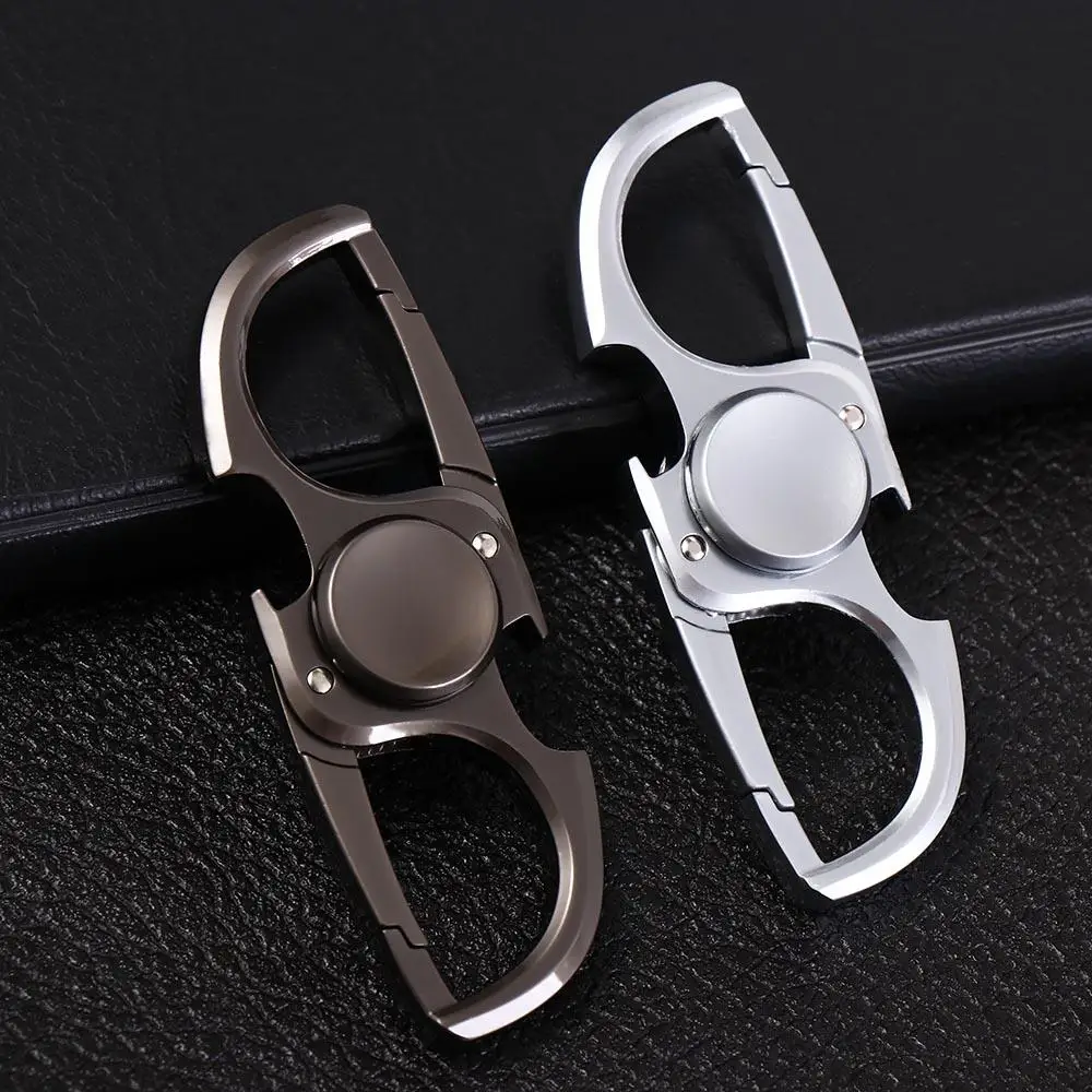 Hand Spinner Fidget Spinner Keychain Bottle Opener Stainless Steel Fidget Bottle Opener Good-looking Multifunctional