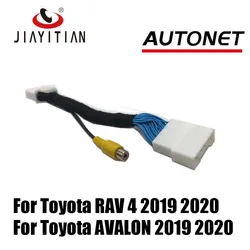 JIAYITIAN Camera Adapter Cable For toyota Rav4 XA50/Camry XV70 AVALON XX50 2019 2020 C30 C6 Kit with Factory Monitor Head Unit