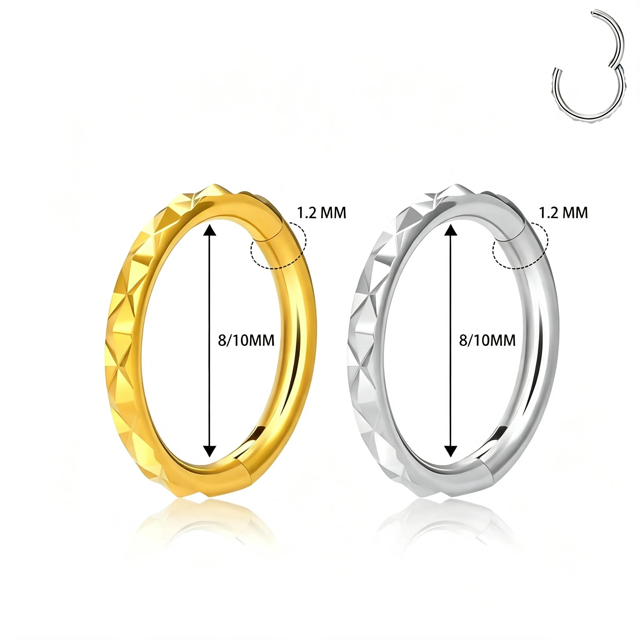 G23 Titan-Nasenring, Titan-Sep – Body Jewelry Septum Bewertung und Preis