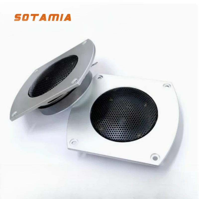 SOTAMIA 2 قطعة 106*96 مللي متر مكبر الصوت 8 أوم 10 واط الخارجية المغناطيسي المنزل الذكية بلوتوث مكبر صوت للموسيقى سطح المكتب رف الكتب المتكلم