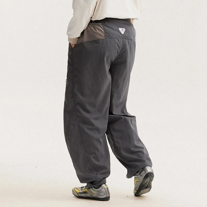 Outdoor Sports Casual Track Pants Men Women Lightweight Hiking Breathable Waterproof Quick Dry Loose Techwear Cargo Pant Trouser