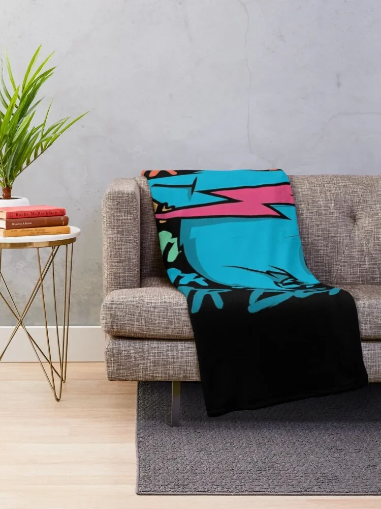 Retro Vintage Mr Game Funny Mr Gaming Beast Game Throw Blanket Fleece