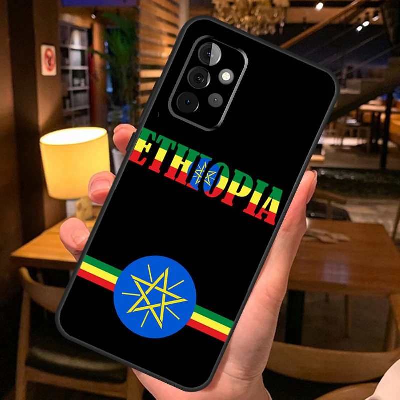 Ethiopia Flag Case For Samsung Galaxy A52 A12 A22 A32 A42 A51 A71 A13 A23 A33 A53 A14 A54 A34 Phone Cover