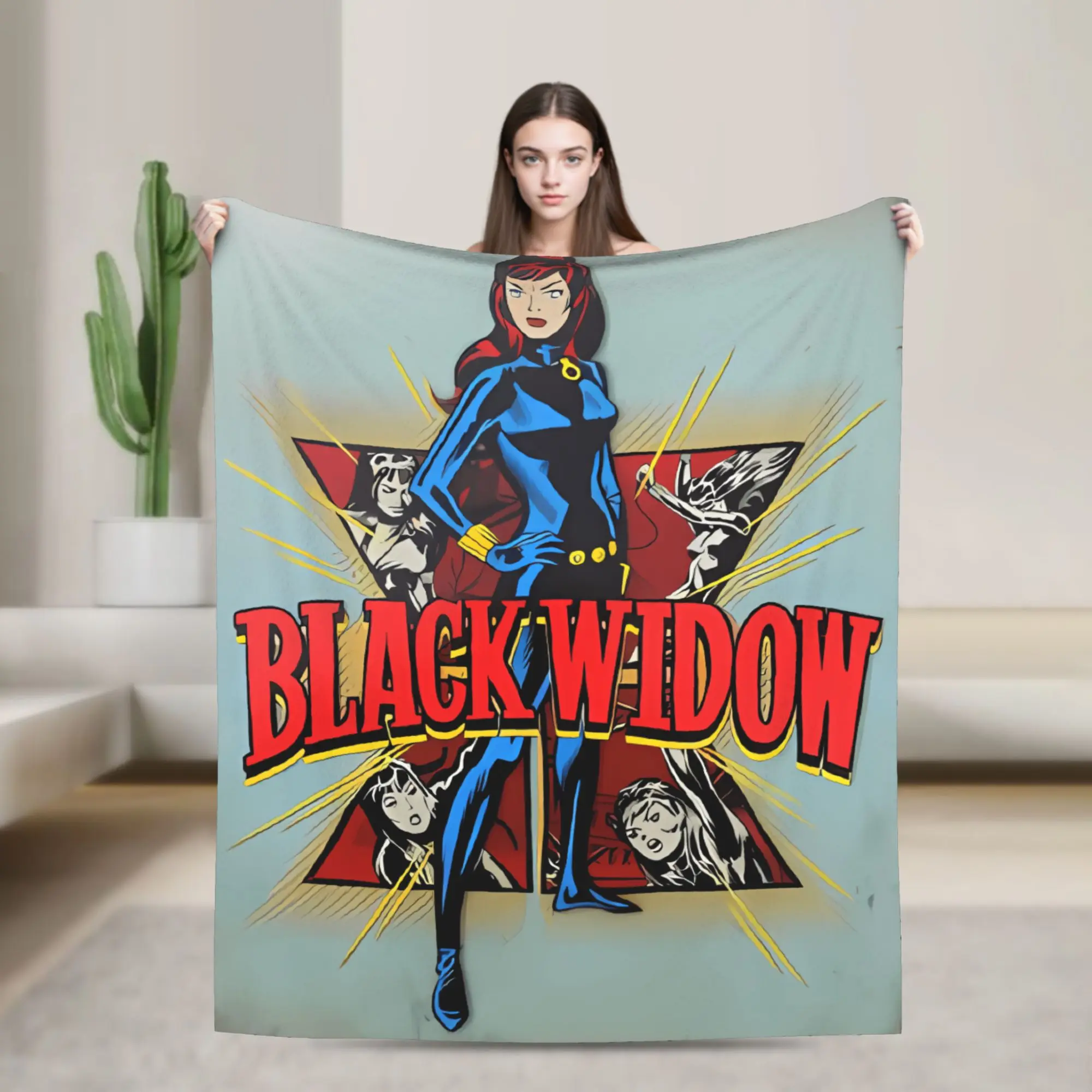 بطانية فائقة النعومة للسفر للأطفال الأرملة السوداء الفراش يلقي الفانيلا المفرش لغرفة المعيشة غطاء سرير أريكة مريح #1