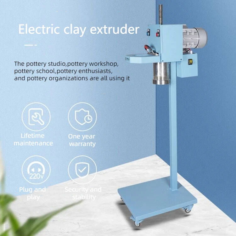 Creation Space Ceramic Studio Electric Clay Extruder Different Shape Mud Making Machine