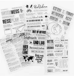 New German Clear Stamp Cutting Die Stencil Mask Stencil Transparent Seal For DIY Scrapbooking/Card Making A5088
