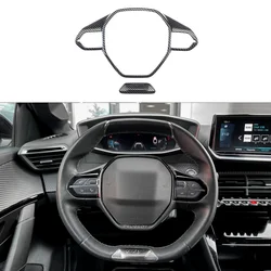 Interior Decoration Accessories for Peugeot 208 2008 2020-2025 Steering Wheel Decorative Frame