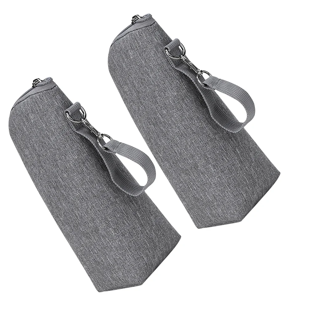 

2pcs Milk Bottle Bag Insulated Thermal Pouch For Baby Feeding Bottles Portable Travel Organizer Stroller Accessory Oxford Cloth