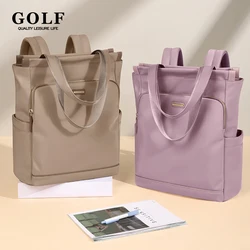 GOLF Tote Backpacks Bags Women Backpack Convertible Shoulder Bag Waterproof Fits 15 6 Inch Laptop Work Travel School Brown 2025