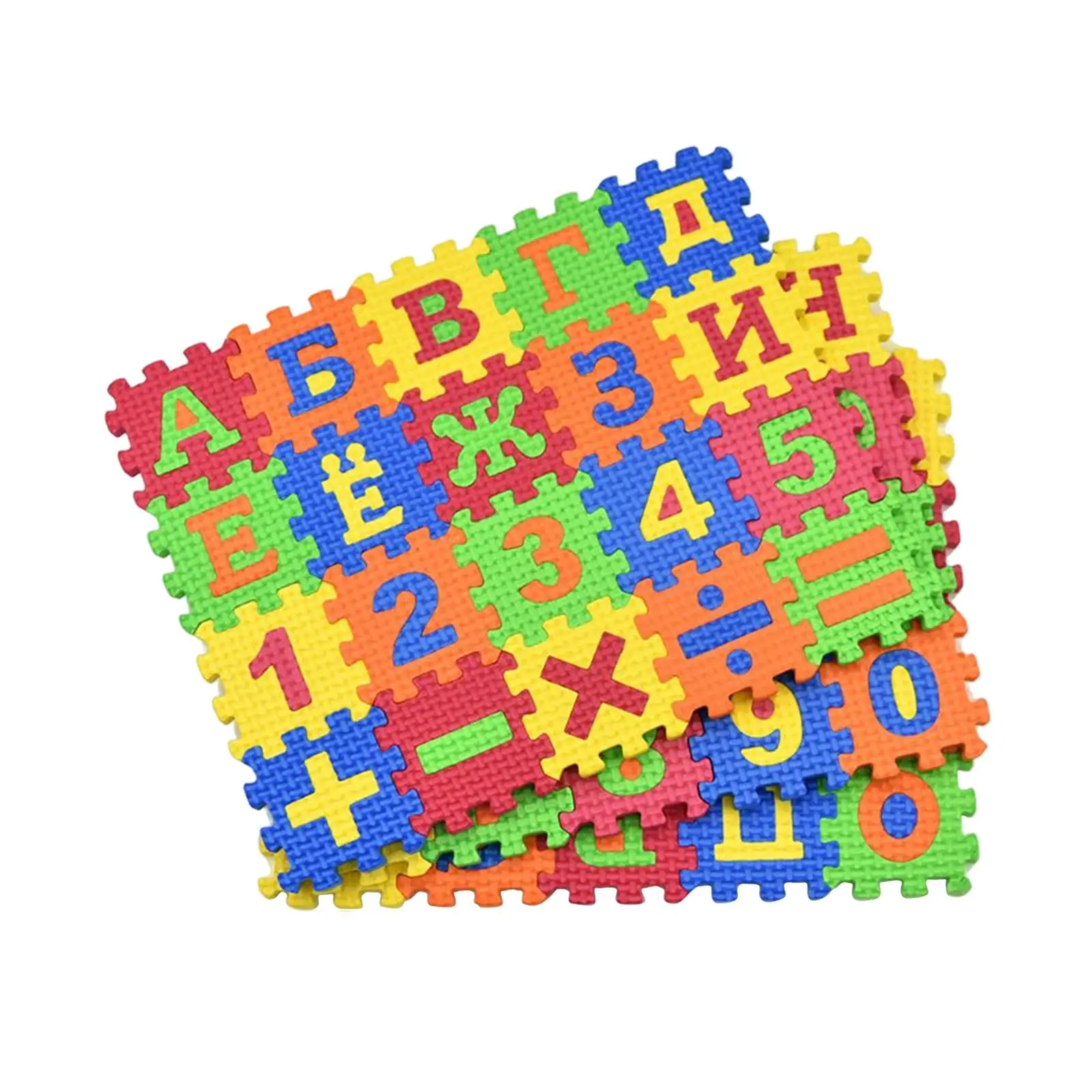 Set Van 60 Puzzel Speelmat Alfabet Nummer Vloer Mat Grijpende Zachte Tegels Voor Baby Activiteit Oefenmat Spelen