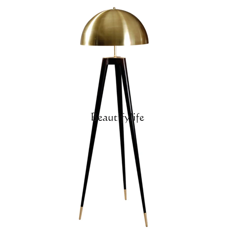 Designer creative simple metal personality tripod decoration floor luminous object