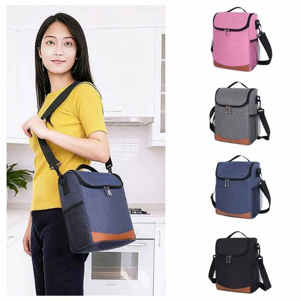 

Large Capacity Insulated Cooler Bags Portable Thickened Lunch Food Thermal Box with Handle Waterproof Insulated Lunch Bag Travel