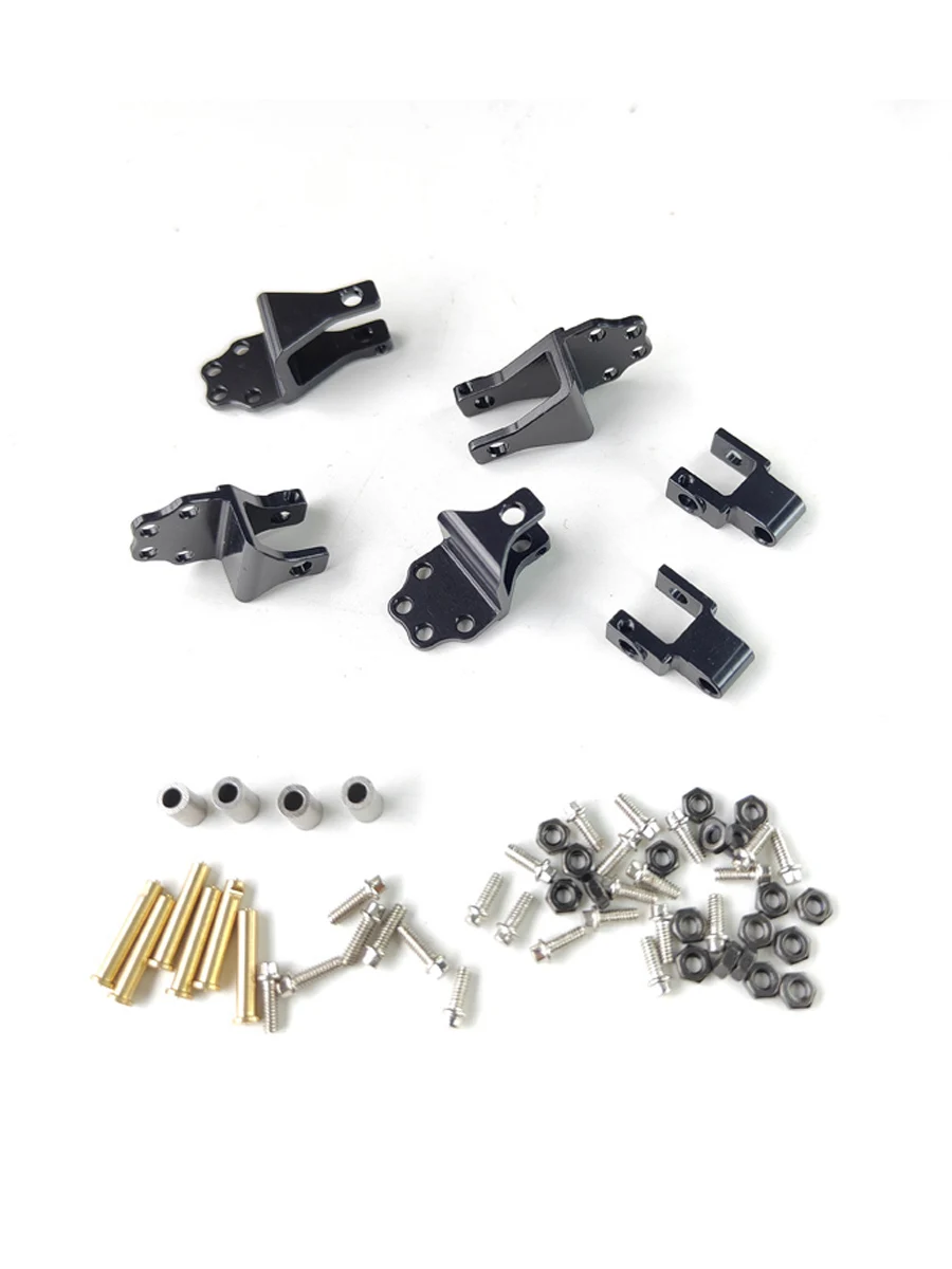 Front Suspension Steel Plate Lifting Lug Shock Absorber Fixed Seat for 1/14 Tamiya RC Truck Scania Actros Volvo MAN LESU Parts