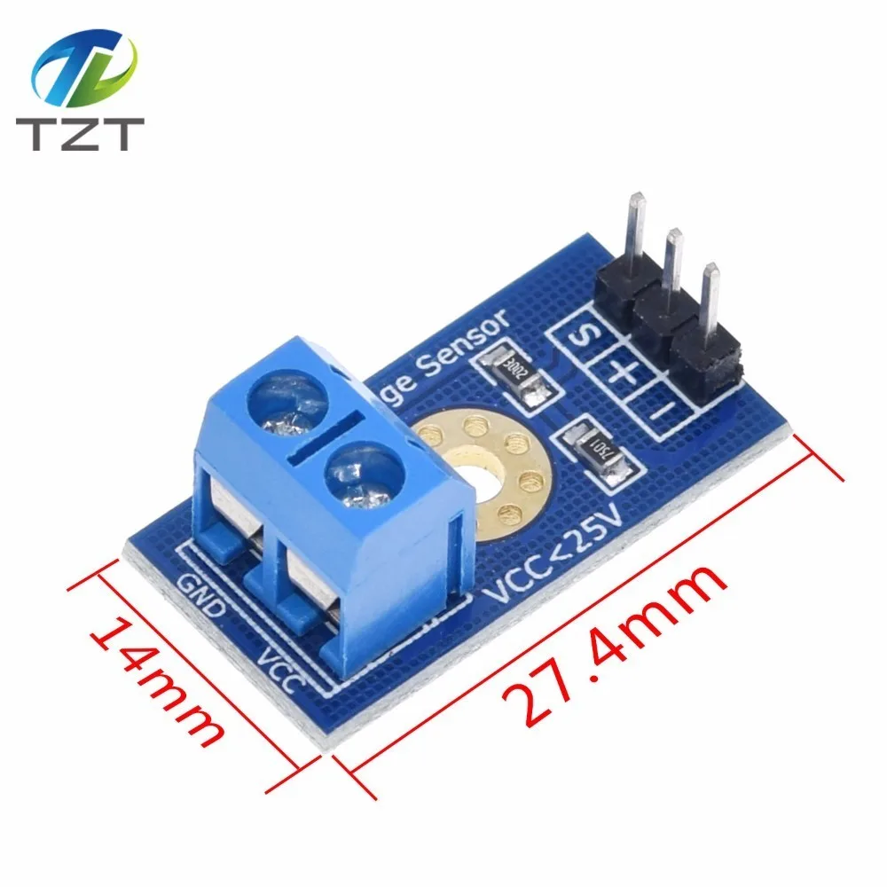 Smart Electronics DC 0-25V Standard Voltage Sensor Module Test Electronic Bricks Smart Robot for arduino Diy Kit