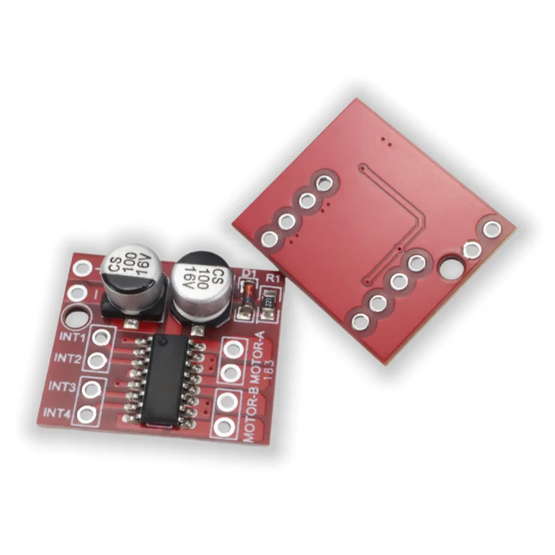 Mini L298N DC Motor Driver MX1508 Dual H-Bridge 1.5A PWM Speed Control 2V-10V for Arduino Smart Car Robot Raspberry Pi DIY