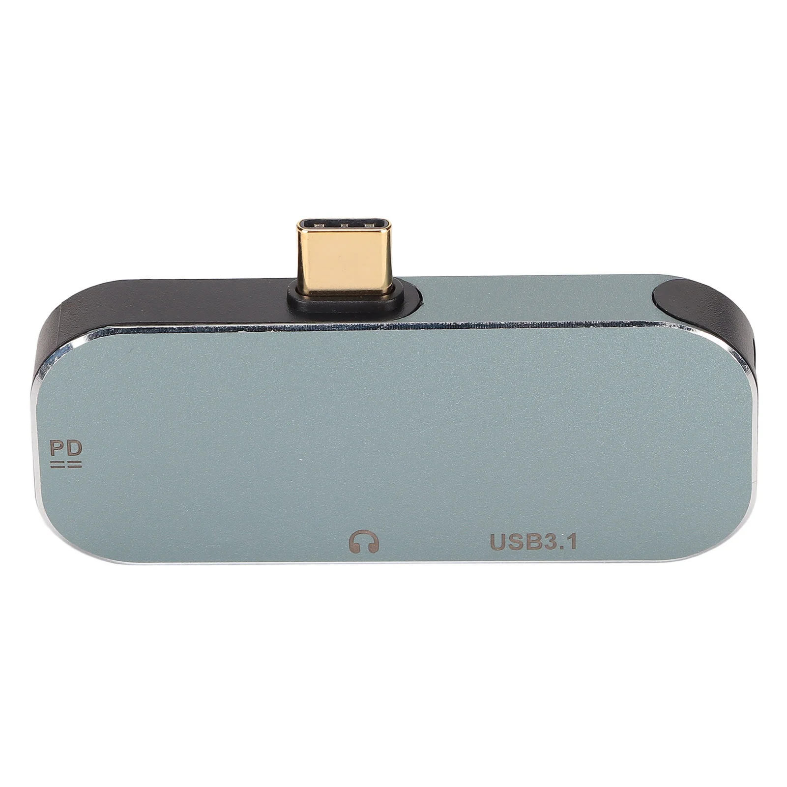 Type C Hub Hot Swappable 5 in 1 PD Charging 10Gbps 100W 3.5 Headphone Port Design USB C Hub for Win for Android for OS X