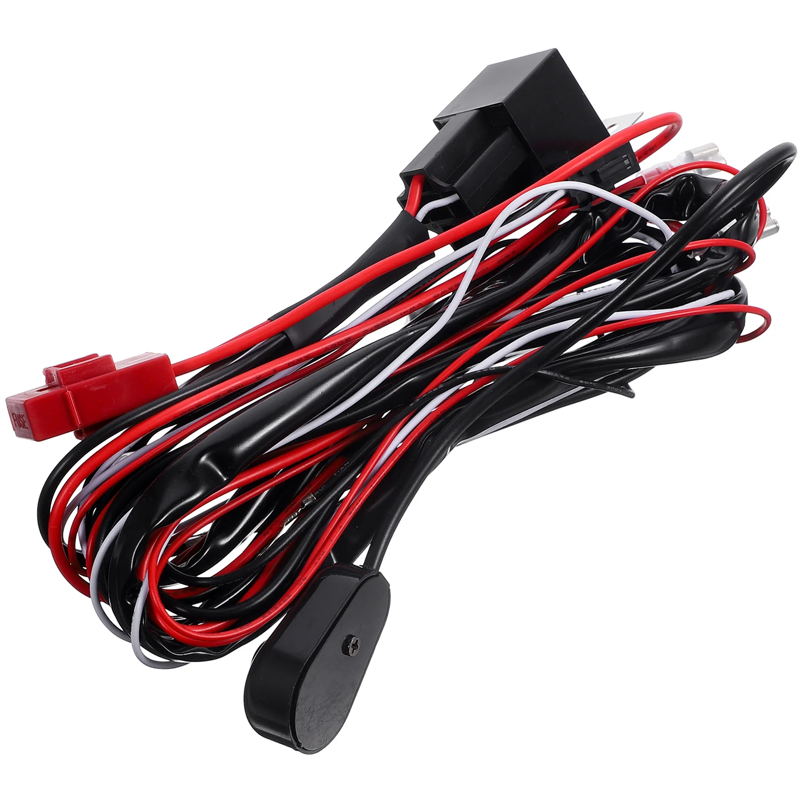 

Heavy Duty Wiring Harness Kit for Car LED Light Bar Fuse Relay On/Off Relay Universal Fitment Light Bar Accessories