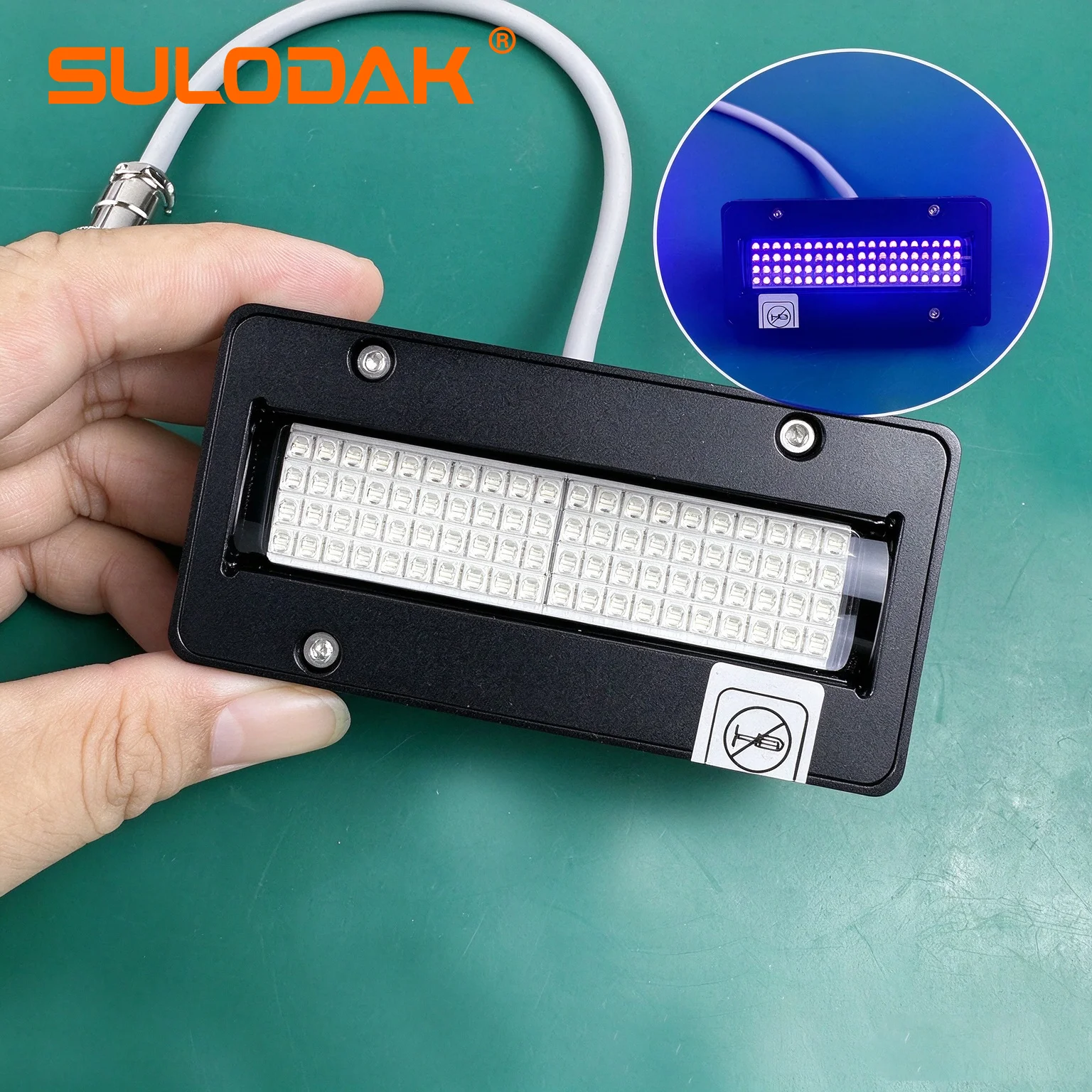 8020 LED UV Curing Lamps for Epson I3200 Printer TX800/XP600 Dual Nozzle UV Printer Machine LED Curing Light