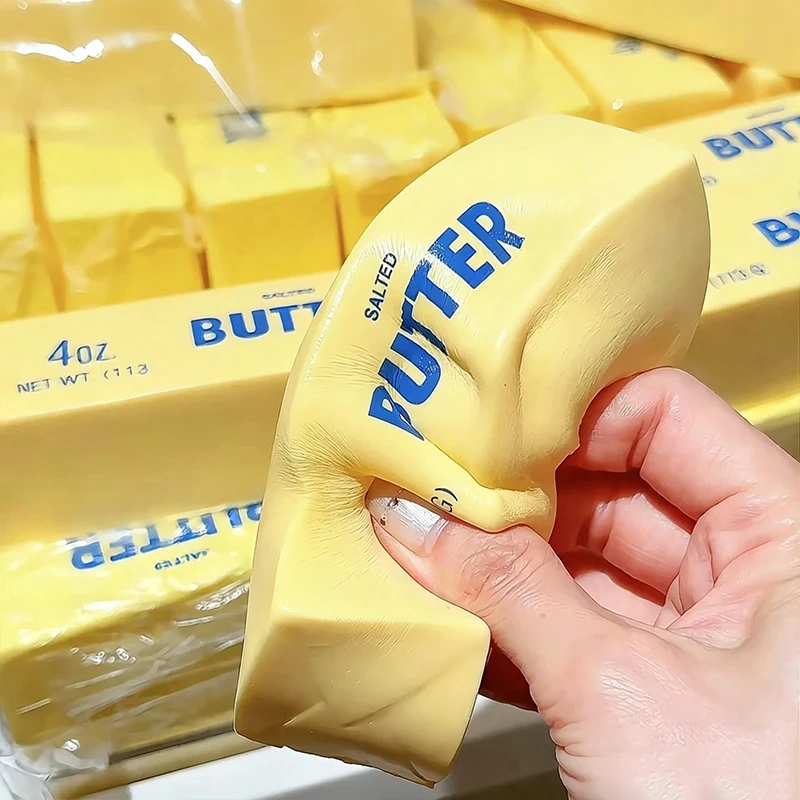 Quetschbarer Butterstab Fidget-Spielzeug Formbar Langsam Zurückfederndes Klebriges Butter-Quetschspielzeug für Erwachsene ASMR Sensorisches Stressabbau-Spielzeug – Detail 2