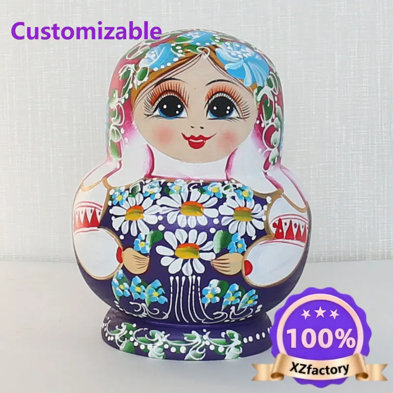 Factory Direct 2026 Top RatedMatryoshka linden full handmade painting manufacturer wholesale hand-painted creativity