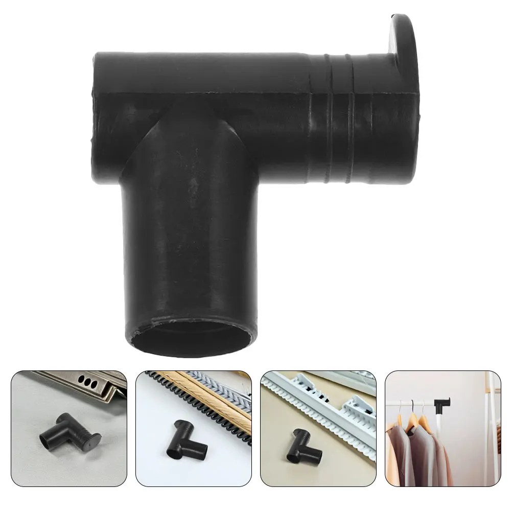 

1pcs Clothes Rack Accessories Rod Joints Closet Brackets Wardrobe End Supports Spacesaving Easy Installation Versatile
