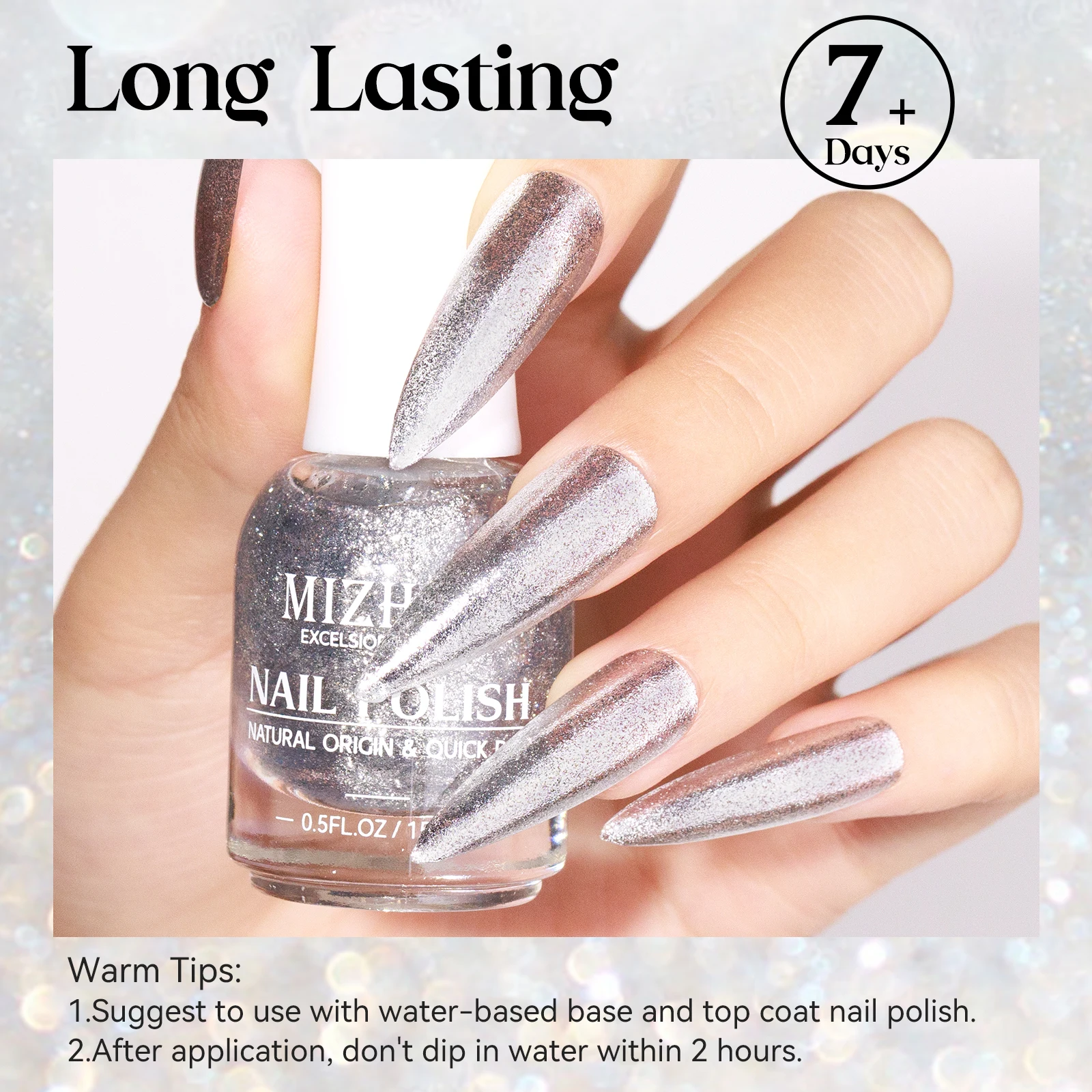 MIZHSE 15ML Glitter Nagellak Losweken Klassieke Neon Effect Semis Permanente Nagellak Zonder UV Lamp Sneldrogende Vernis