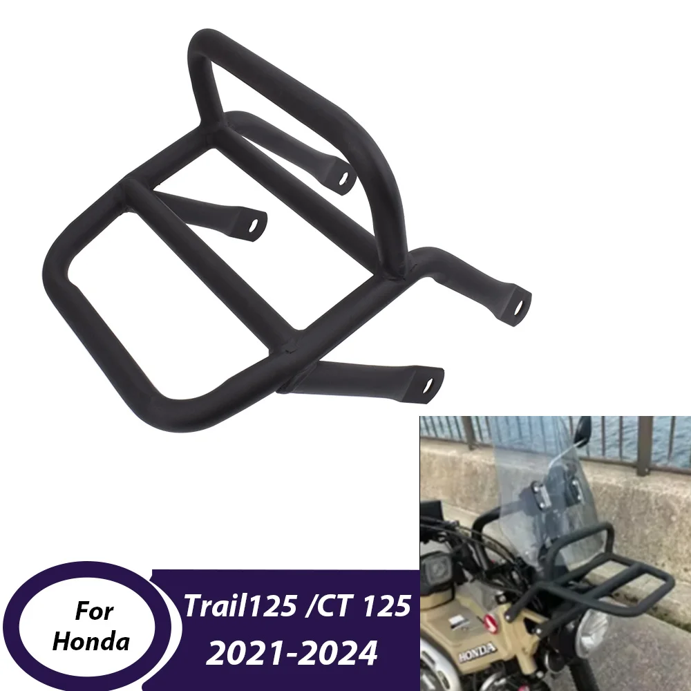 

Аксессуары для мотоциклов, передняя багажная полка, держатель, кронштейн для Honda Trail 125 Hunter Cub 2020-2024, полка для переноски чемодана