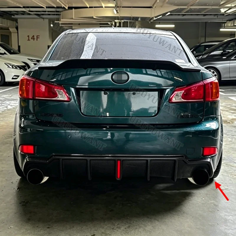 For Lexus IS250 IS300 IS350 Rear Bumper Diffuser Lip Spoiler Car Accessories body kit 2006-2012