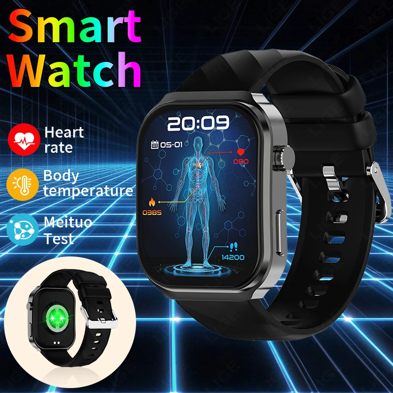 

Новые умные часы для мужчин и женщин с диагностикой здоровья на базе ИИ, 2,2-дюймовый экран, мониторинг сердечного ритма и уровня кислорода в крови, совместимость с Android и iOS