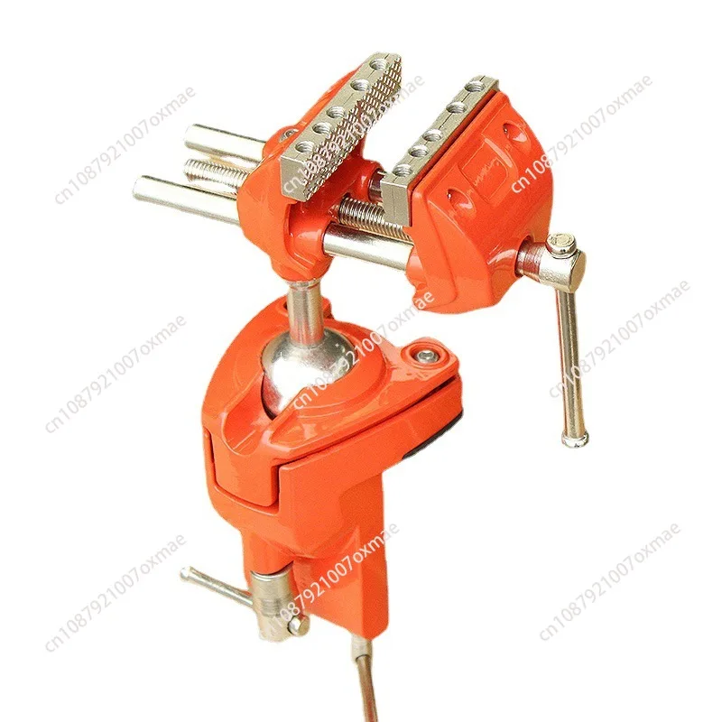 Mini Vise Rotates 360 Degree Rotating Universal Units Clamp Vice Swivel Table Bench Heavy Duty Multifunction Tabletop Hand Tools