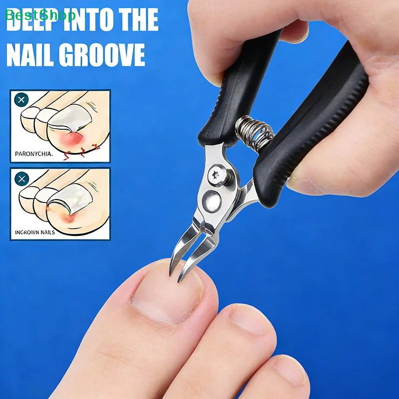 

〔R〕Ingrown Toenail Clippers - Stainless Steel Podiatry Nipper for Thick Nails & Paronychia, Professional Nail Care Tool