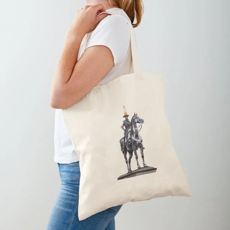 Duke of Wellington Statue Wearing Face Masks Tote Bag