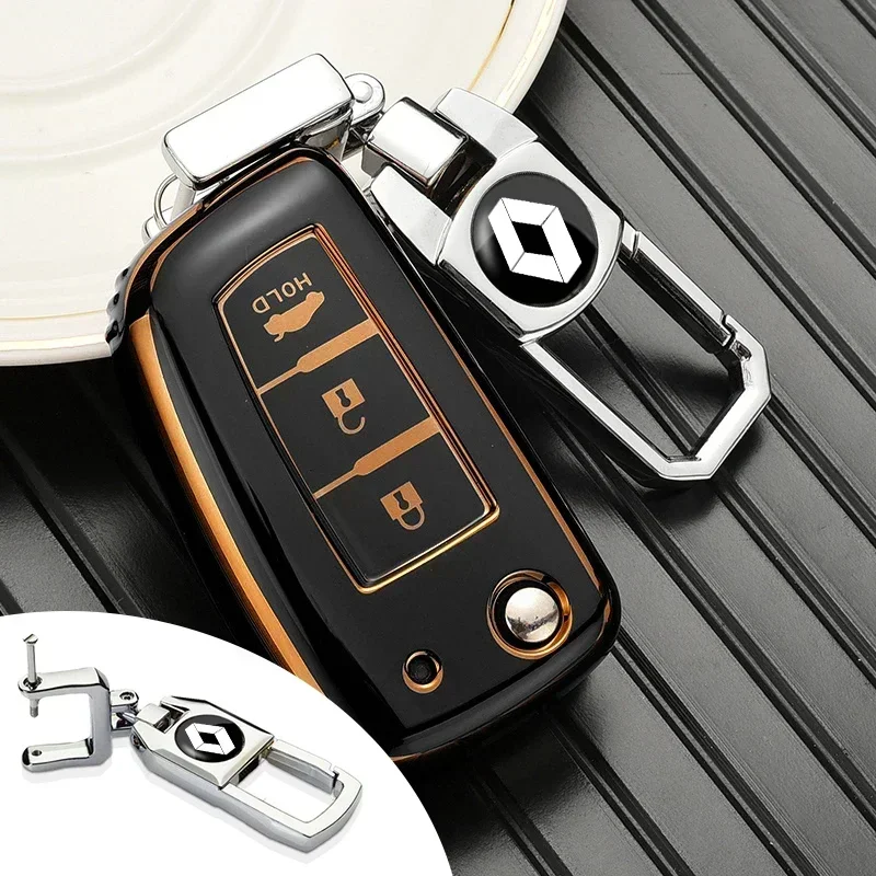 

Металлический брелок-антипотеряшка для ключей автомобиля с 3D-дизайном, для Renault Sandero, Captur, Megane, Twingo, Duster, Scenic, Logan, Laguna