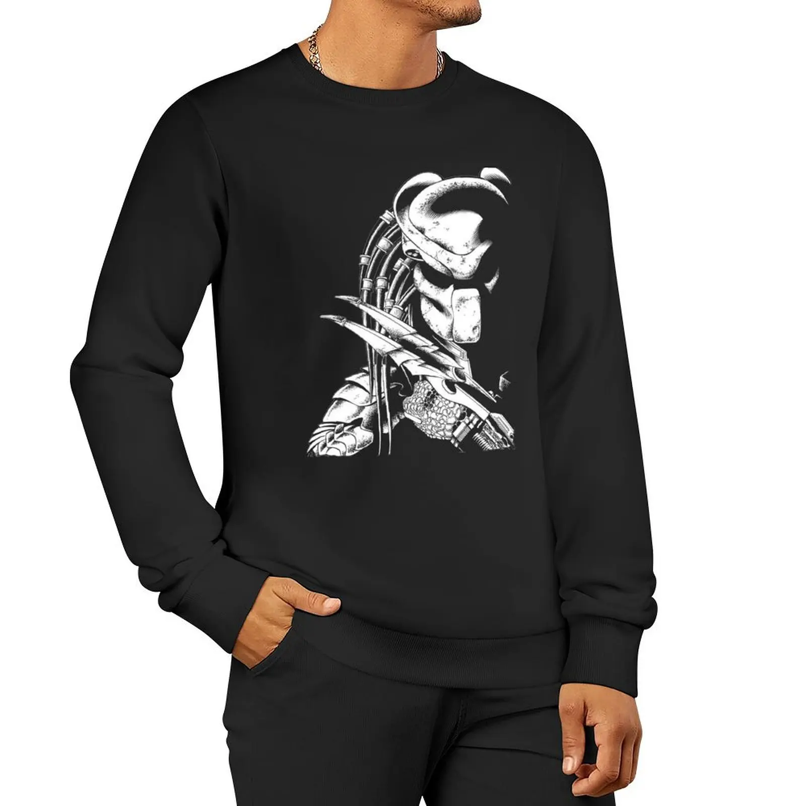 

Predator Sweatshirt korean style clothes mens clothing winter man sweatshirt