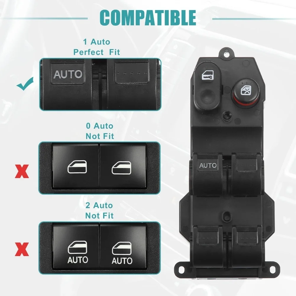 

Сменный переключатель стеклоподъемника «сделай сам», переключатель левой передней двери, прямая замена, заводская спецификация, простая установка