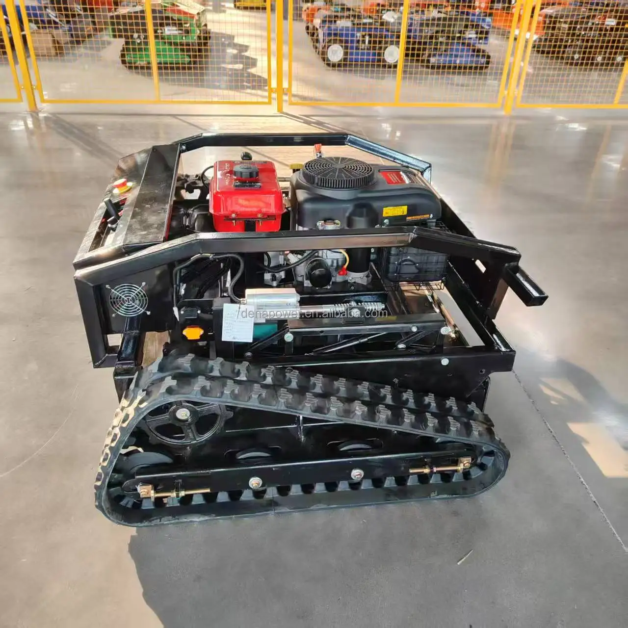 Remote Control Lawn Mower RC Crawler All Terrain Slope Mowing Machine Tracked Radio Controlled Grass Cutter Robotic Mowers