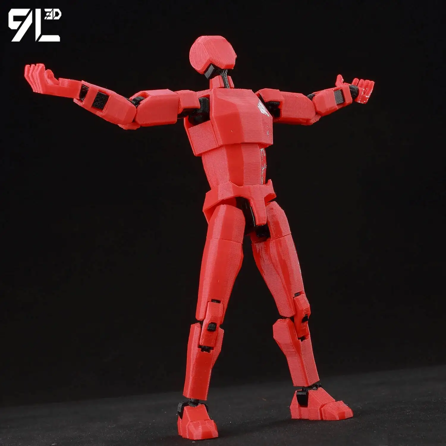 9L3D Printed Dummy13 Lucky13 T13 Action Figur Multi-Jointed Movable Shapeshift Mannequin Character Collectible Anime Figure Toys