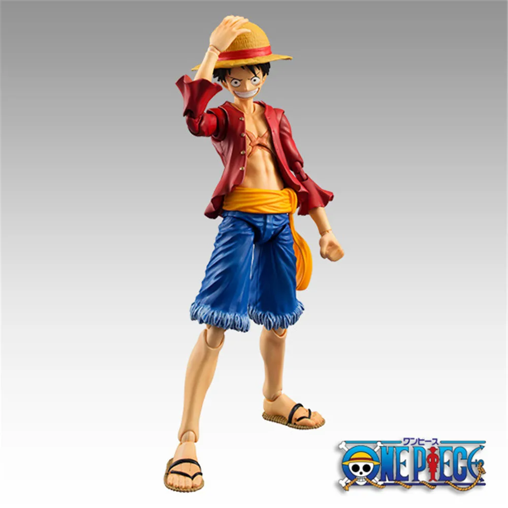 18cm Anime One Piece BJD Joints Moveable Monkey D. Luffy PVC Action Figure Collection Model Toys