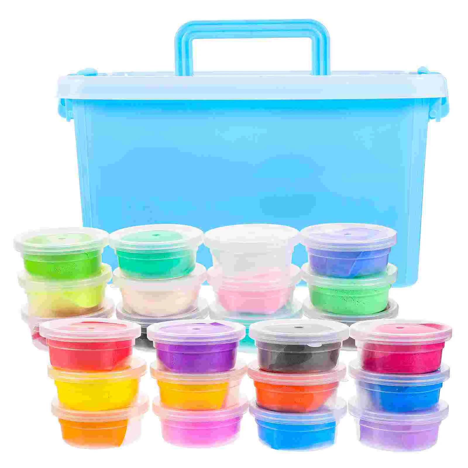 

Children's Clay DIY Colorful Polymer Modeling Clays for Toddler Air Kids Plasticine Kit Dry Crafts Tools Dryer Light