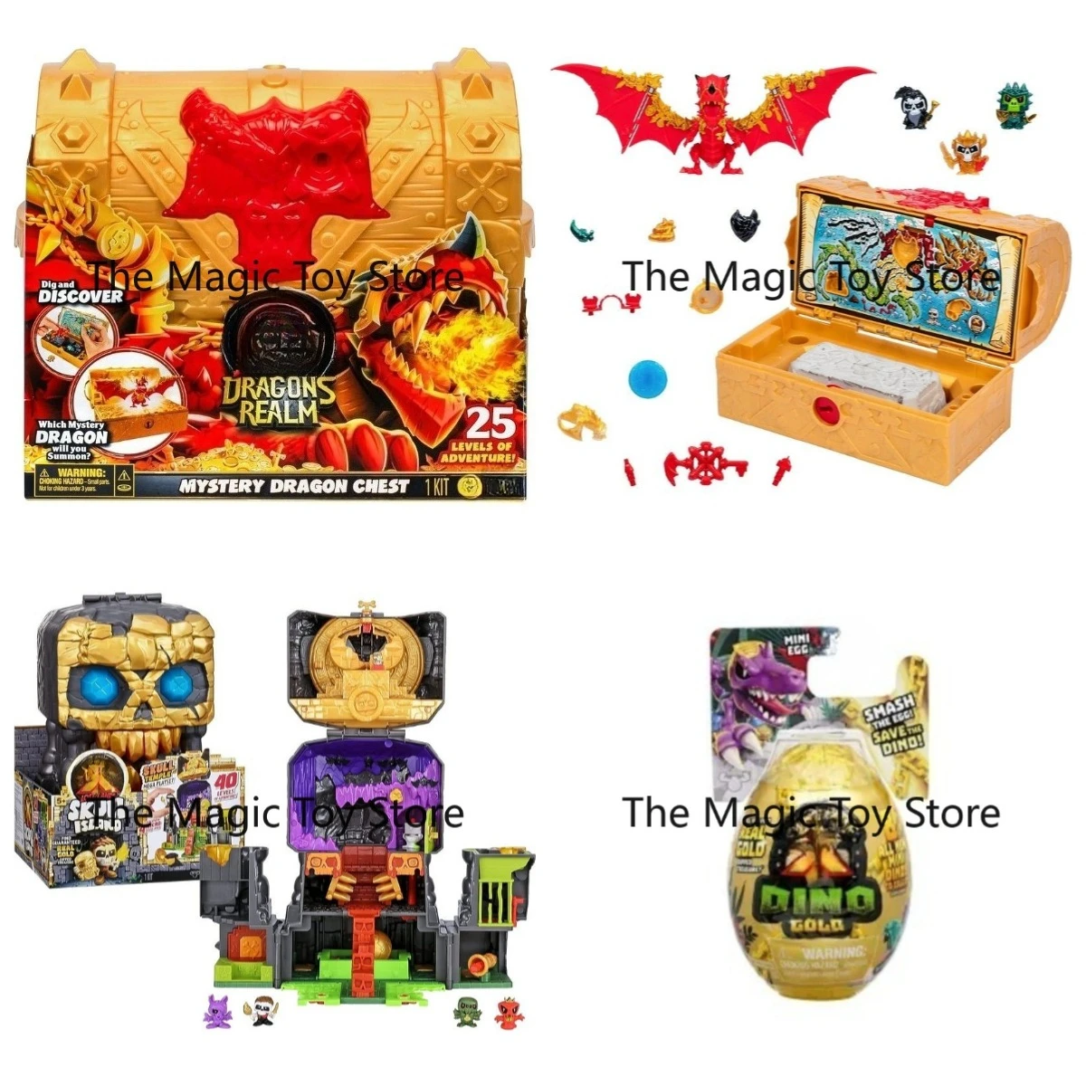 Original Treasure X Lost Lands Dragon Realm Lab Mad Scientist Collectible Figure Toy Model
