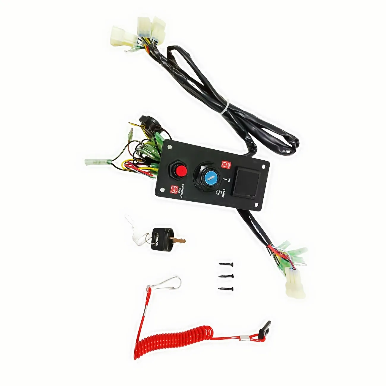 Single Engine  Ignition Cut Off Switch  Panel Kit (4-Led) for Honda outboards 06323-ZZ5-764