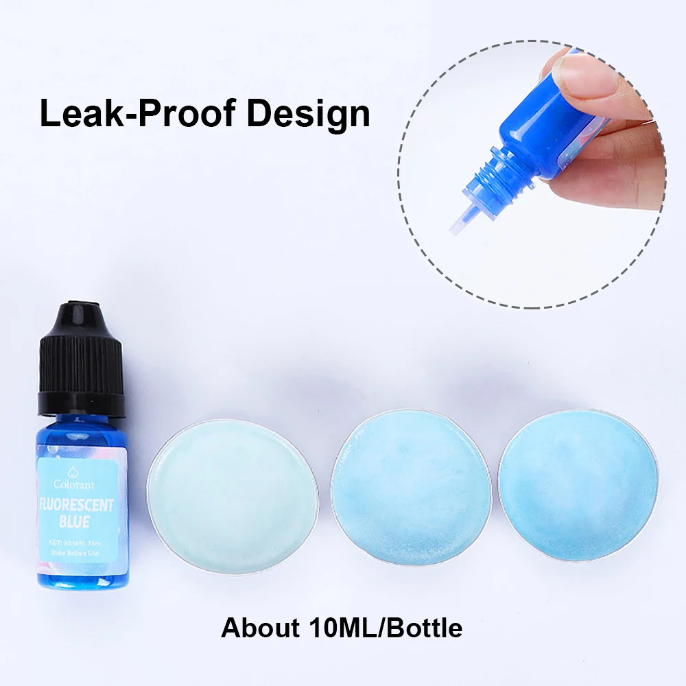 For fun 10ML Resin Pigments Candle Soap Dye DIY UV Epoxy Resin Mold Liquid Colorant For Jewelry Making Supplies Resin Crafts