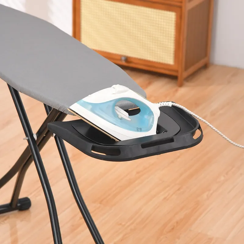 for Household Folding Ironing Board Stable Bracket with Iron Placement Area Multifunctional Convenient Storage Ironing Board