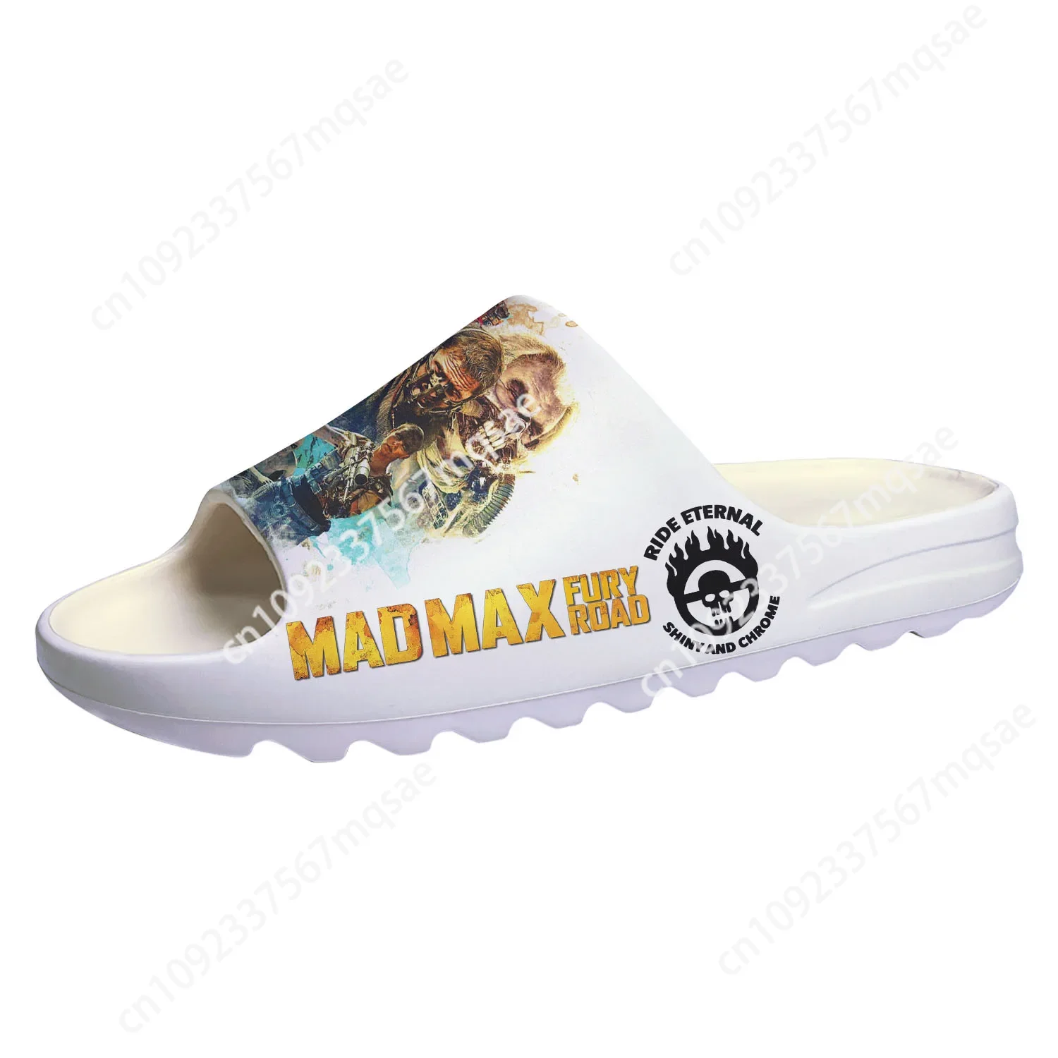 Mad Max Fury Road Soft Sole Sllipers Home Clogs Tom Hardy Step On Water Shoes Mens Womens Teenager Step in Customized Sandals