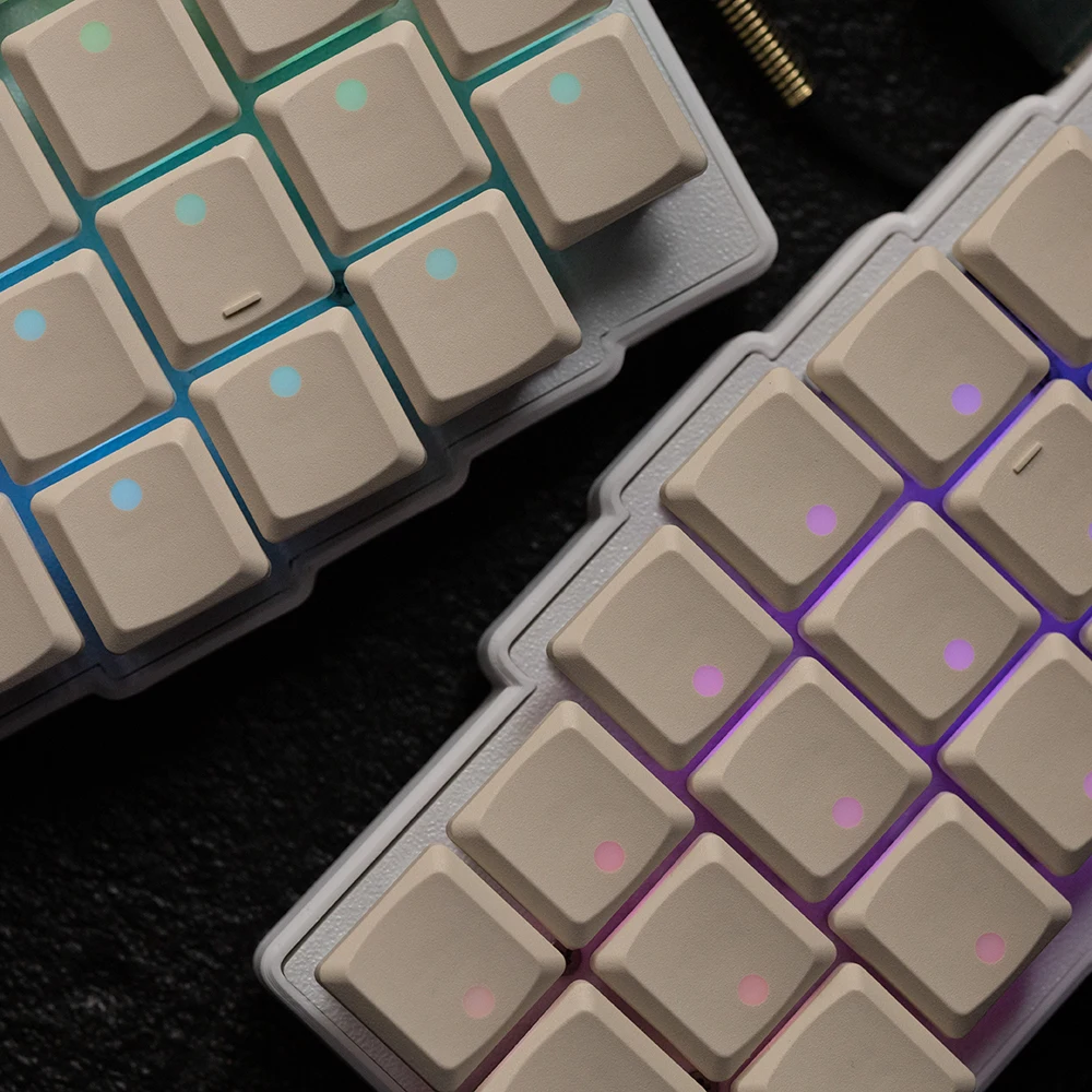 Taihao Uninscribed Low Switch Theme Keycaps Set PBT Custom Original Handmade Keycaps Split Keyboard for MX Switch/Choc V1 Switch