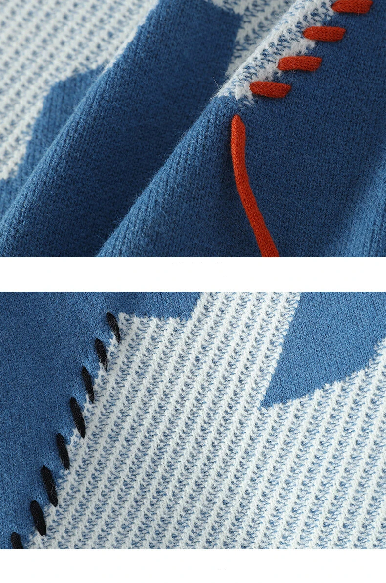Male Pullovers Sweater For Men Spring Men's Clothing Fashion Autumn Men's Sweat-shirt Knit Casual Hombre Warm Solid Streetwear